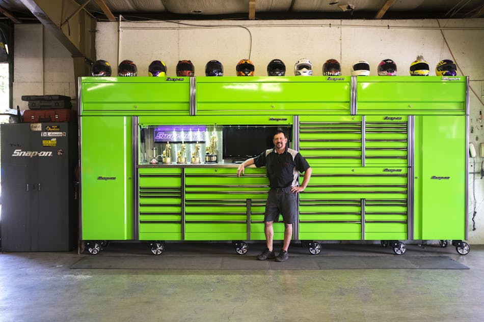 Snap on lime green toolbox deals