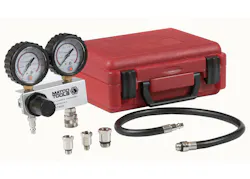 For more information on the Matco Tools Cylinder Leakage Tester Kit, No. CLT200, visit VehicleServicePros.com/12119137 For more information on the Matco Tools Cylinder Leakage Tester Kit, No. CLT200, visit VehicleServicePros.com/12119137
