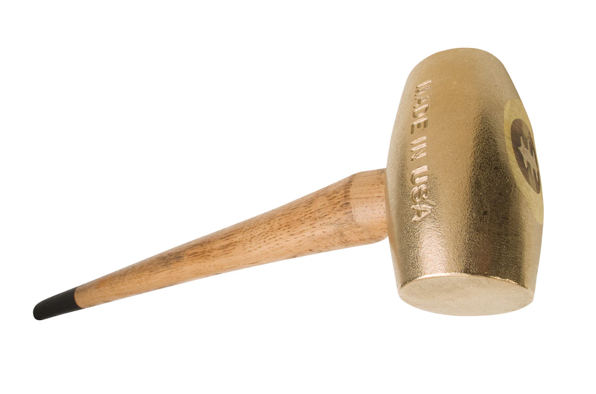 8 Lb Brass Hammer Nos Abc8bw And Abc8bf From Abc Hammers