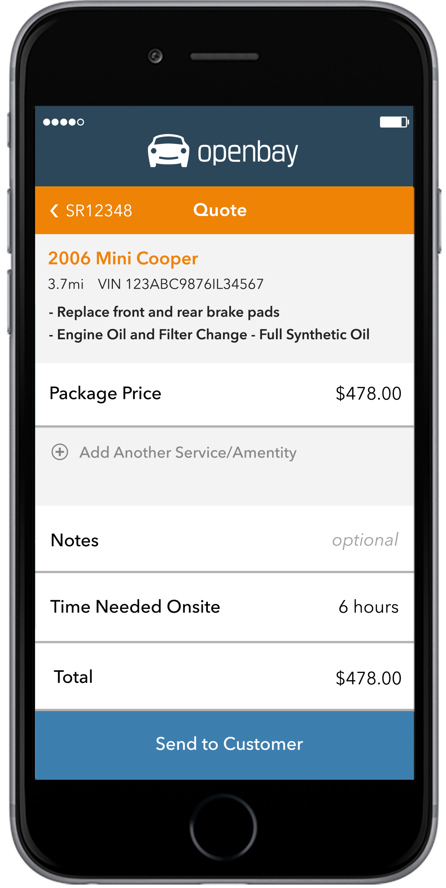 OpenbayASP Customer Quote Screenshot 564f48499a93f