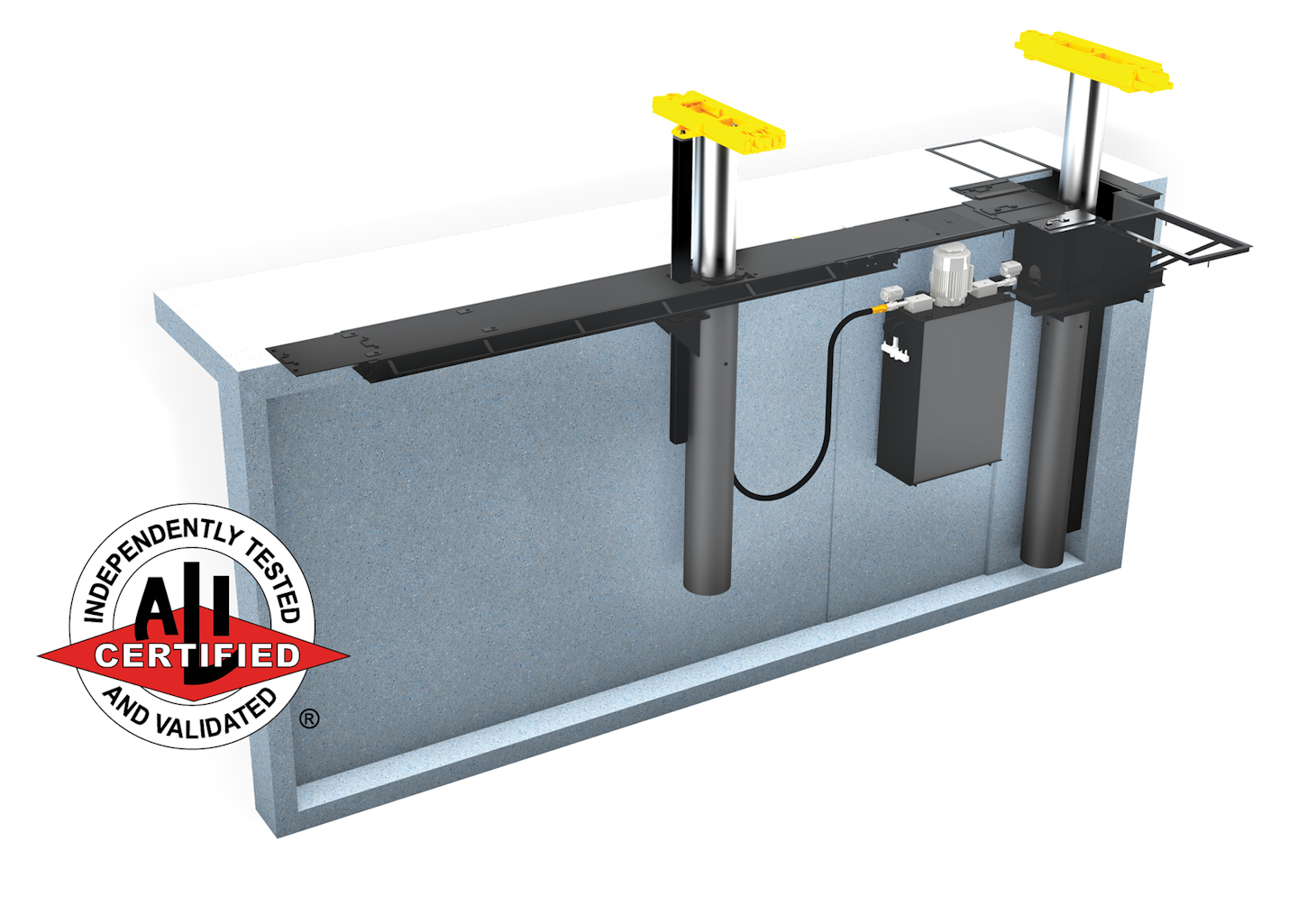 Rotary Lift offers heavy duty inground lifts with updated features and ALI certification