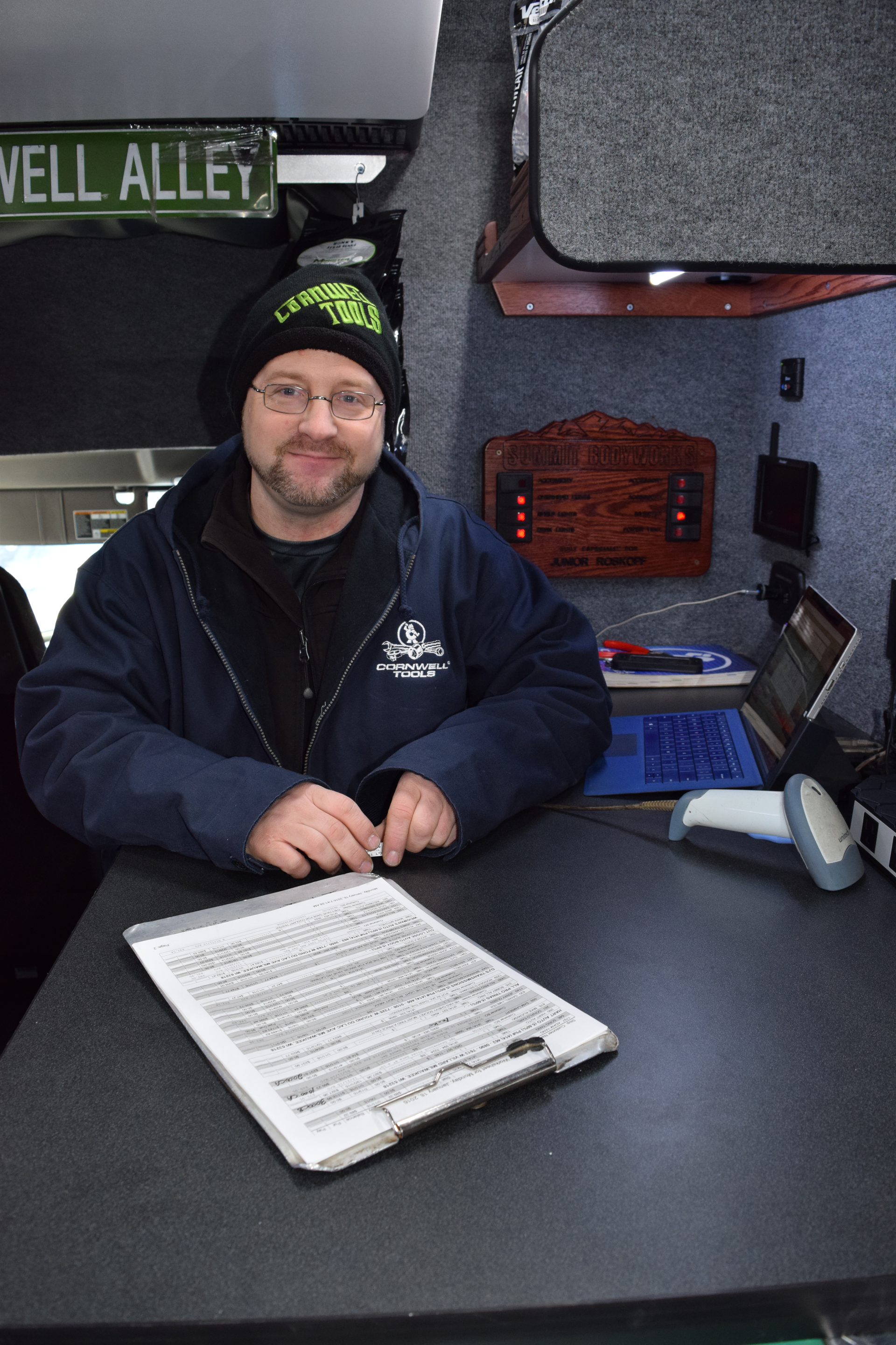 Junior Roskopf, Cornwell dealer from West Bend, Wis.