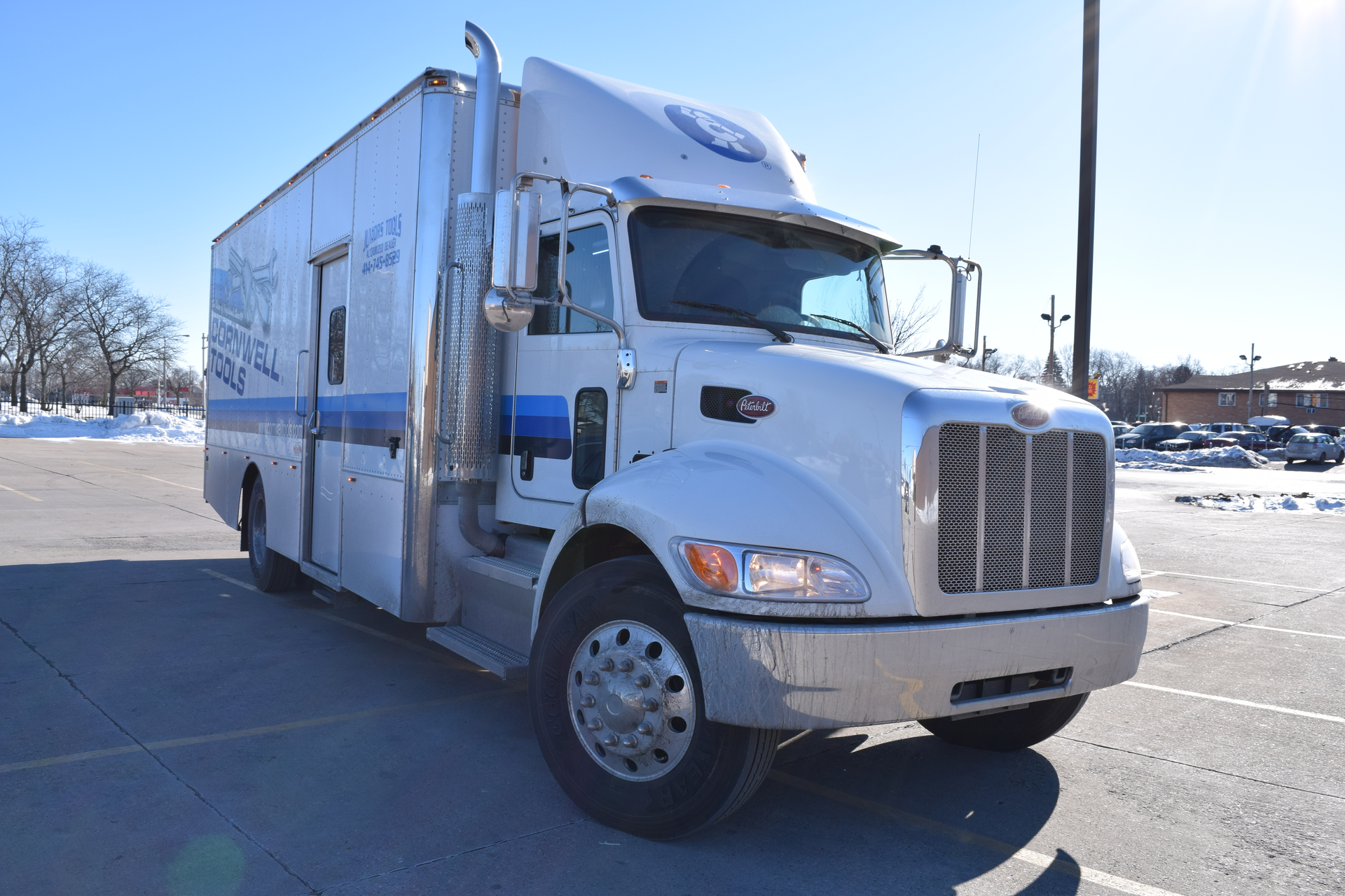 Roskopf drives a 2016 Model 334 Peterbilt.