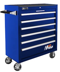 Homak 36 ubcg 6 drawer roller cabinet 56b4c1939ce9f