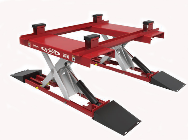BossLifts VLH01 lowprofile hydraulic lift From Herkules Equipment