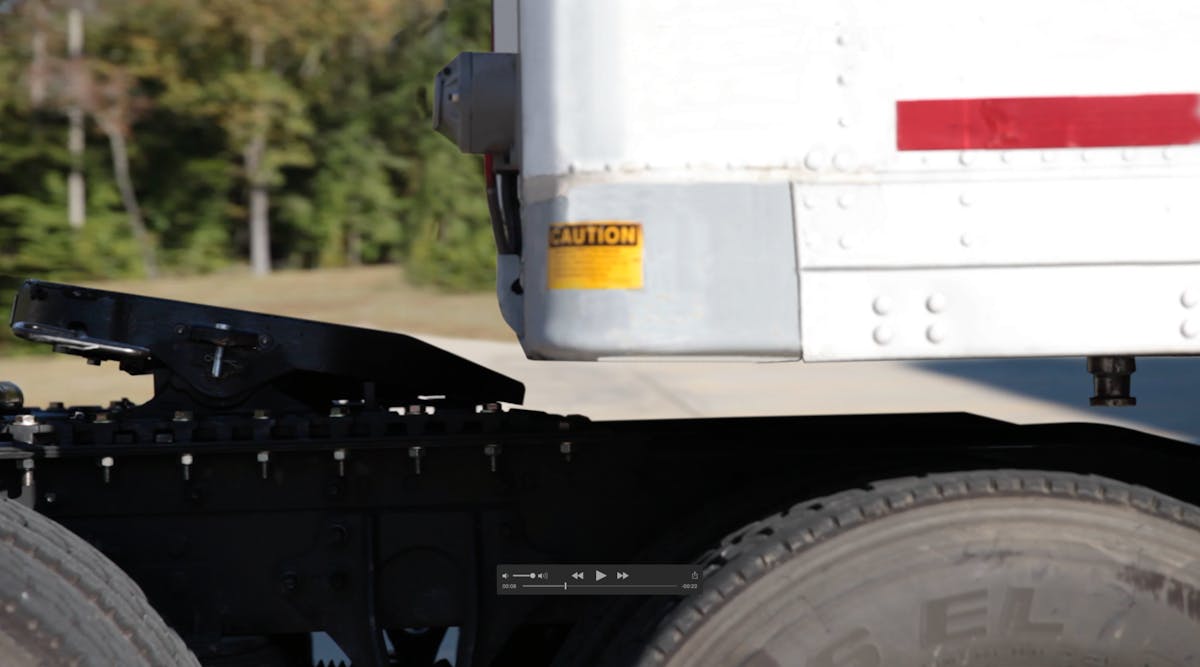 Proper tractor/trailer alignment is critical to obtain a secure coupling and to avoid equipment damage.