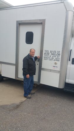 Mankato-Minn.-based distributor Bob Taylor helped his father sell tools for several years before buying the business, Tool Sales Company, from him in 2003. Mankato-Minn.-based distributor Bob Taylor helped his father sell tools for several years before buying the business, Tool Sales Company, from him in 2003.