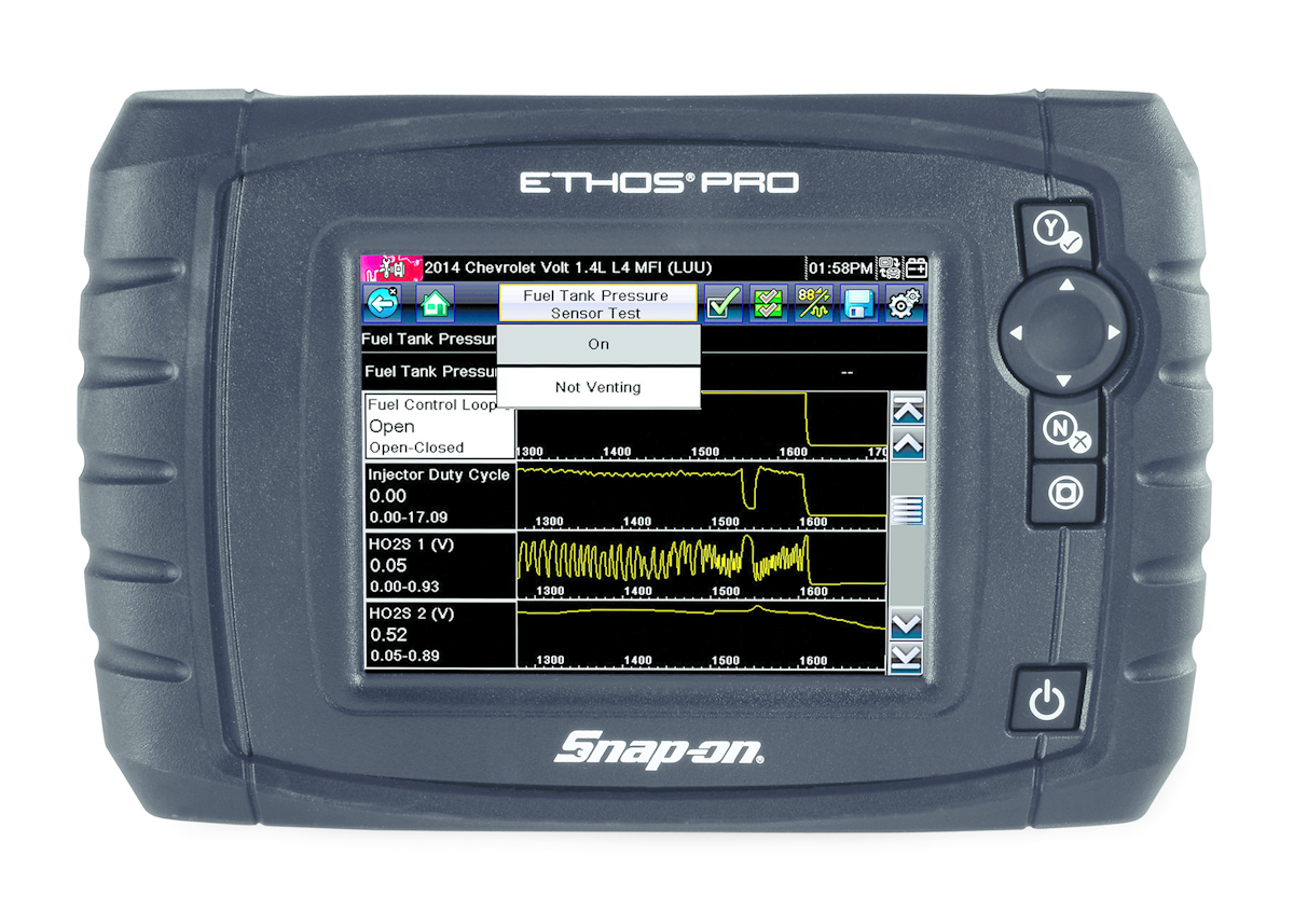 Snapon unveils ETHOS PRO fullfunction scan tool Vehicle Service Pros