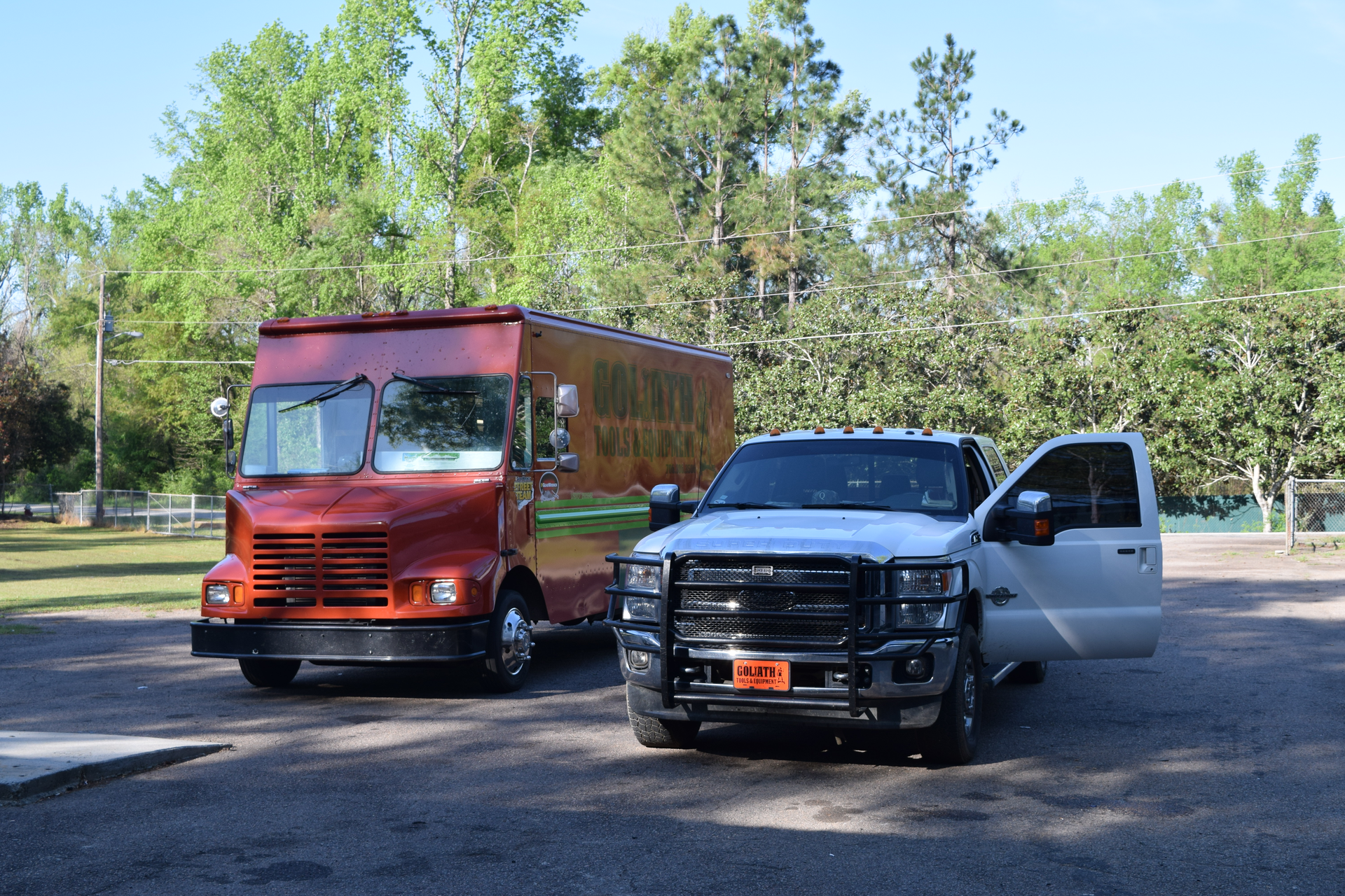 Colley stops by one of Heath&rsquo;s customers to discuss a potential tire changer sale for the shop.