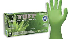 SW Safety Solutions AloeTUFF single use nitrile gloves 573b489578745