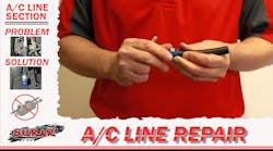 VIDEO S.U.R.&amp; R. A/C Line Repair - Hose to Compression Adapter
