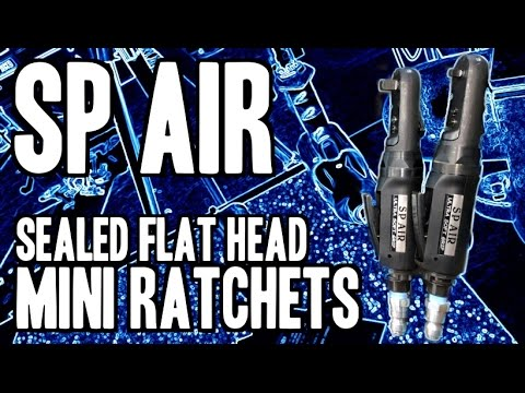 VIDEO: SP Air Sealed Flat Head Mini Air Ratchets (1/4' and 3/8') SP-7265 / SP-7260