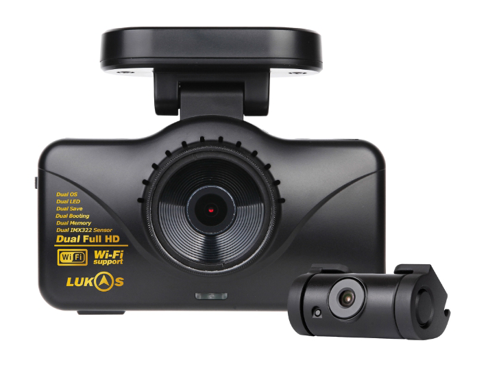 Rear View Safety Lukas Dual Lens Dash Camera with Wifi and GPS 5783c19192679