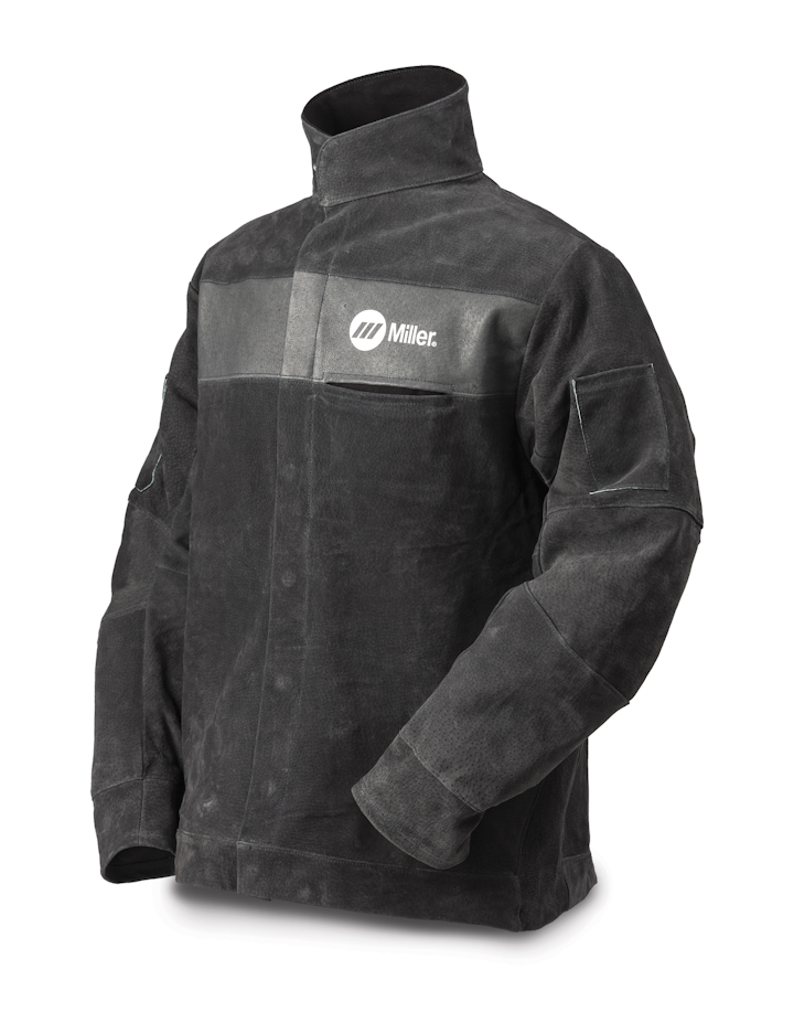 Split Leather Welding Jacket From Miller Electric Vehicle Service Pros - Miller Split Leather Welding Jacket Split Leather Welding Jacket From Miller Electric Vehicle Service Pros - Miller Split Leather Welding Jacket