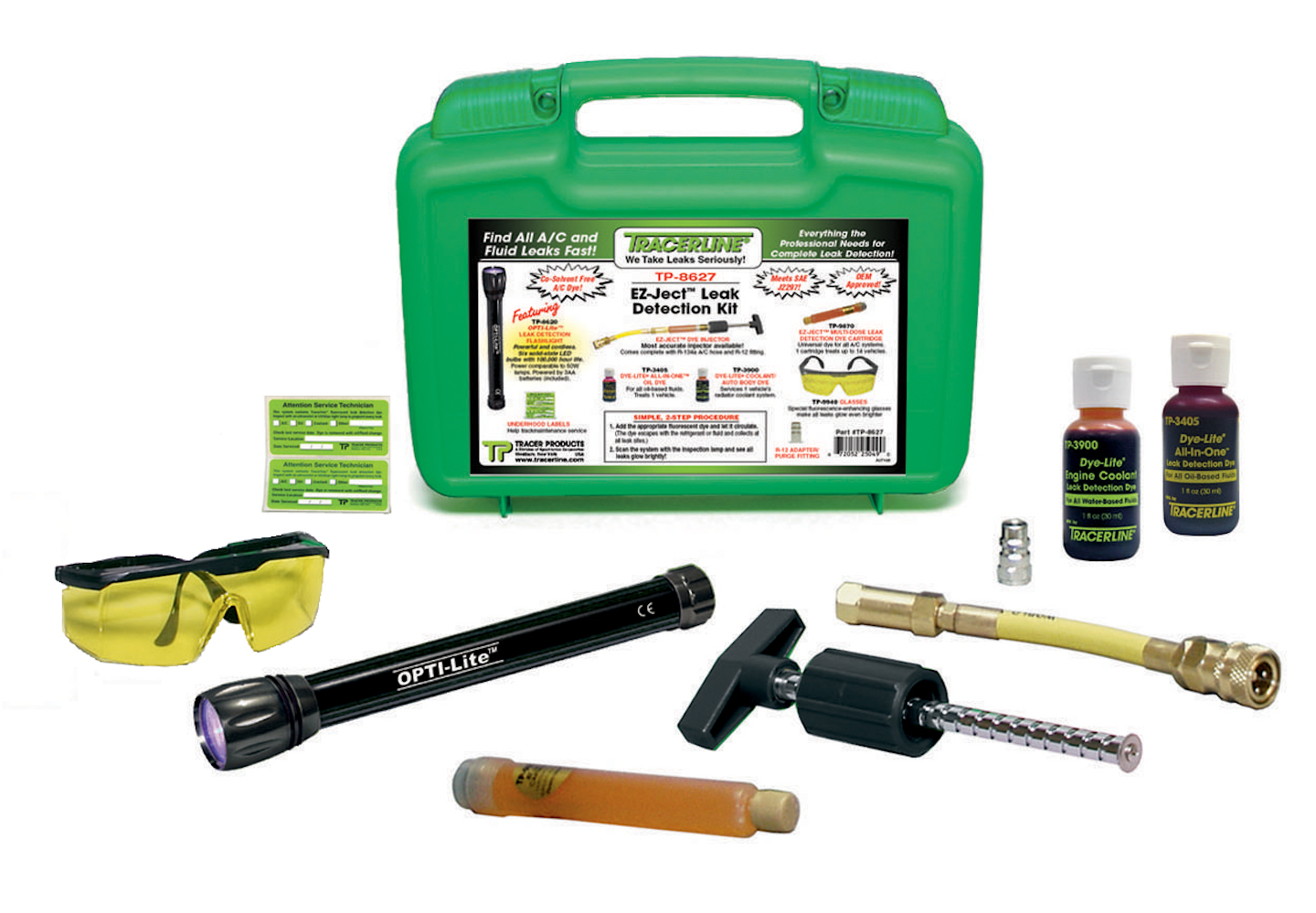Tracer Products announces EZJect UV AC/Fluid Leak Detection Kit