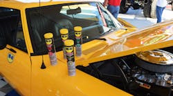 WD-40 debuts the new line of heavy-duty greases at the SEMA Show 2016 in Las Vegas. The line will be available for purchase at Home Depot stores by December 2016. Pictured here is the line on the WD-40/SEMA Cares 1967 Chevrolet Camaro build a custom to celebrate the 50th anniversary of the SEMA Show.