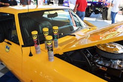 WD-40 debuts the new line of heavy-duty greases at the SEMA Show 2016 in Las Vegas. The line will be available for purchase at Home Depot stores by December 2016. Pictured here is the line on the WD-40/SEMA Cares 1967 Chevrolet Camaro build a custom to celebrate the 50th anniversary of the SEMA Show. WD-40 debuts the new line of heavy-duty greases at the SEMA Show 2016 in Las Vegas. The line will be available for purchase at Home Depot stores by December 2016. Pictured here is the line on the WD-40/SEMA Cares 1967 Chevrolet Camaro build a custom to celebrate the 50th anniversary of the SEMA Show.