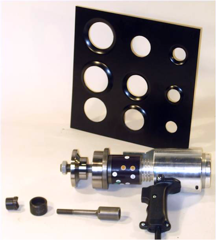 Punch and dimple die arbor kit From Huth Ben Pearson International