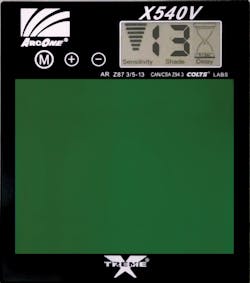 Arc One X540 V Auto Darkening Filter 587405ecb5f50 Arc One X540 V Auto Darkening Filter 587405ecb5f50