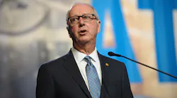 Parker addresses the opening General Session during the American Truck Dealers (ATD) Convention and Expo in New Orleans.