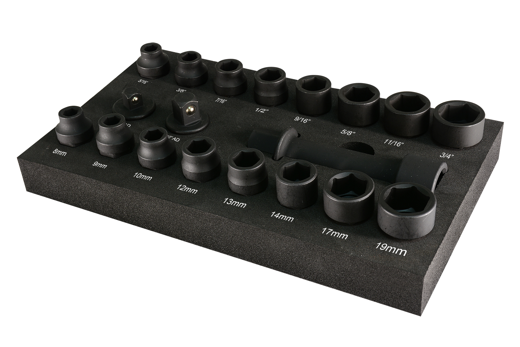 19 Pc Hex Thru Hole Socket Set No Ma52019 589cc0a3a67c8