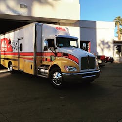 An investment in his vehicles has paid dividends for Mac Tools distributor Matt Archuleta. He drives a 2015 Peterbilt T337 with a 24’ box, while his wife, Nita, and cousin, Shaughn, split time operating out of a 2016 Kenworth with a 22’ box Archuleta purchased in February of last year. An investment in his vehicles has paid dividends for Mac Tools distributor Matt Archuleta. He drives a 2015 Peterbilt T337 with a 24’ box, while his wife, Nita, and cousin, Shaughn, split time operating out of a 2016 Kenworth with a 22’ box Archuleta purchased in February of last year.