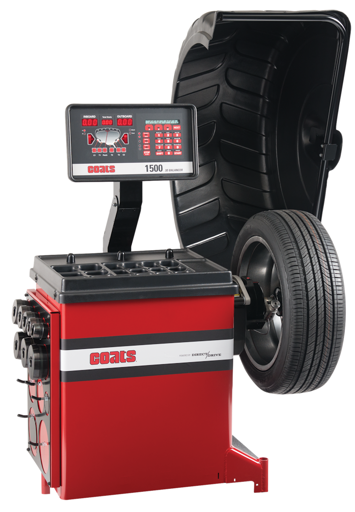 Coats 1500 Wheel Balancer From Hennessy Industries Inc. Vehicle