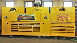 Joe Spiak's tool set up totals 207' and consists of two Mac Tools Macismizer tool boxes, two hutches, two lockers and three cabinets. Joe Spiak's tool set up totals 207' and consists of two Mac Tools Macismizer tool boxes, two hutches, two lockers and three cabinets.