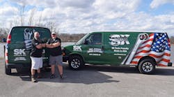 Dan Jenkins Sales Company has been in operation since 1984. Owners Dan Jenkins Sr. (left) and Dan Jenkins Jr. (right) run separate routes to service nearly 1,500 miles. Dan Jenkins Sales Company has been in operation since 1984. Owners Dan Jenkins Sr. (left) and Dan Jenkins Jr. (right) run separate routes to service nearly 1,500 miles.