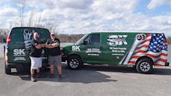 Dan Jenkins Sales Company has been in operation since 1984. Owners Dan Jenkins Sr. (left) and Dan Jenkins Jr. (right) run separate routes to service nearly 1,500 miles. Dan Jenkins Sales Company has been in operation since 1984. Owners Dan Jenkins Sr. (left) and Dan Jenkins Jr. (right) run separate routes to service nearly 1,500 miles.