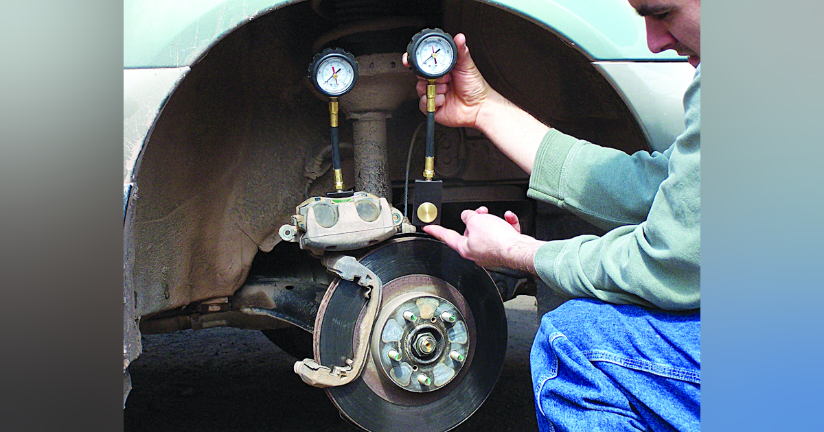 Tech Tip Quickly identify an imploded brake hose and efficiently diagnose a proportioning valve Tech Tip Quickly identify an imploded brake hose and efficiently diagnose a proportioning valve