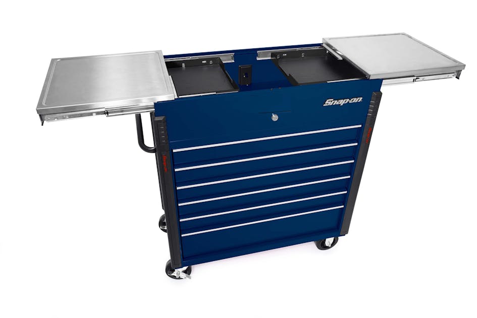 40 Sliding Lid Eight-Drawer Stainless Lid Shop Cart (Electric Orange), Snap On Krsc430 For Sale