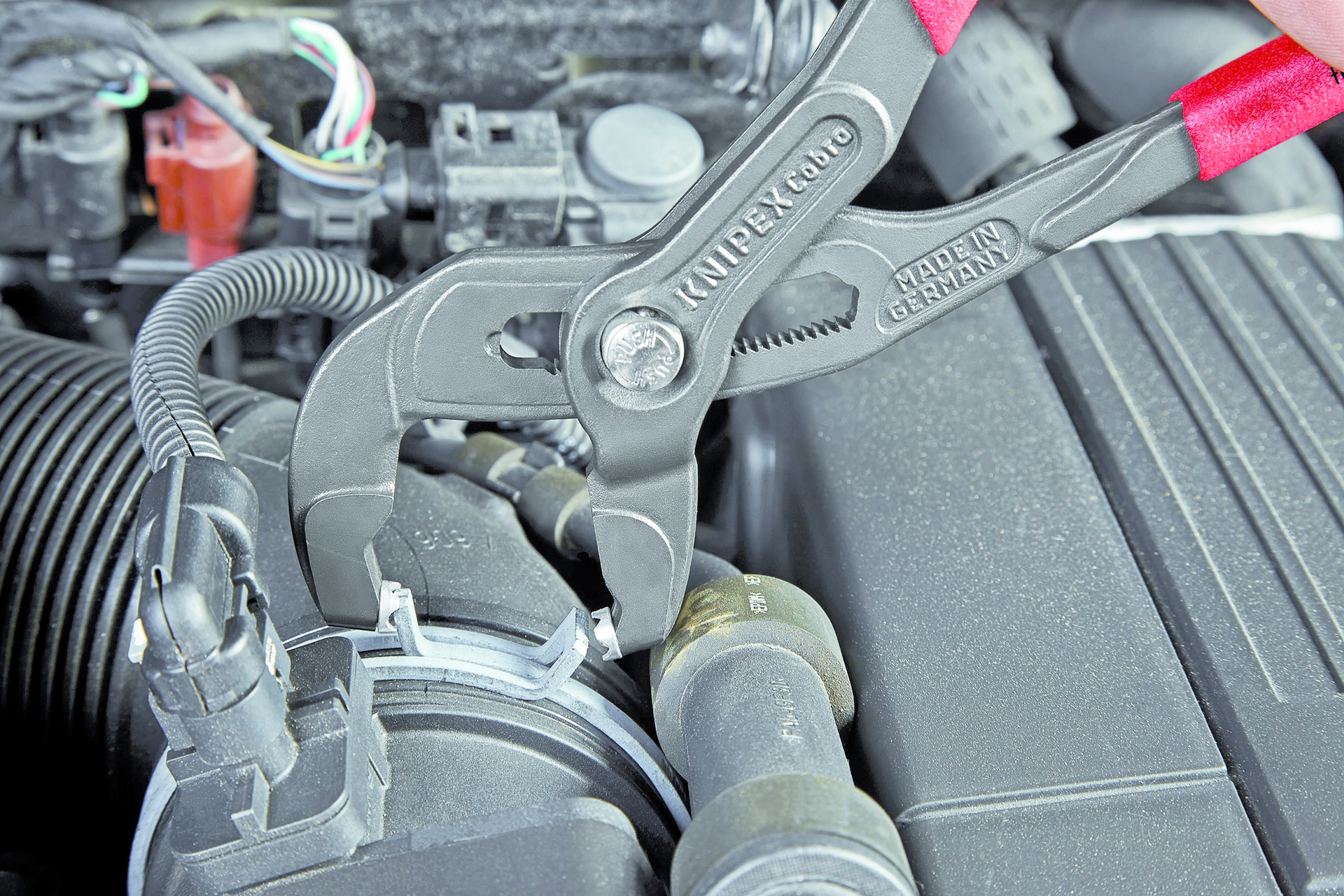 &ldquo;The rotatable tips on the tool rotate at a 90-degree angle for better access and ease of removal,&rdquo; explains Knipex Tools' Michelle Auge, regarding the company's Click Clamp Pliers. This tool works on eight different types of click clamps on the market today.