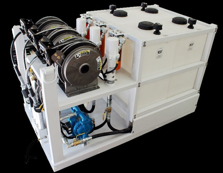 Lube Skid From Maintainer Corp of Iowa Inc Vehicle Service Pros