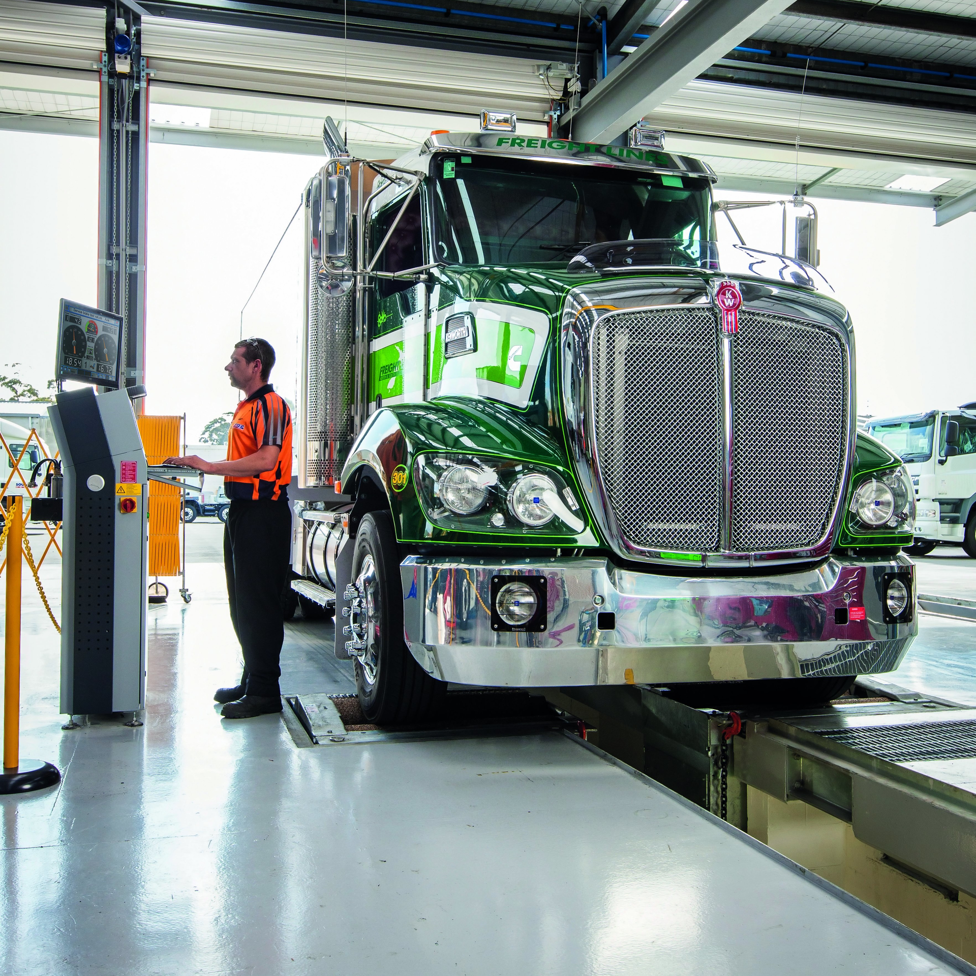 MAHA Below Floor Brake Tester