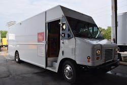 Independent distributor Lynn Bazile's tool truck, at a customer stop in Orlando, Florida. Independent distributor Lynn Bazile's tool truck, at a customer stop in Orlando, Florida.