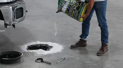Eco-Absorb cleans common spills without clay.