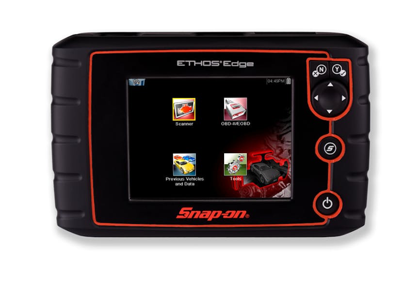 Snapon introduces ETHOS Edge, a full function scan tool Vehicle