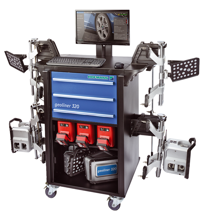 Geoliner 320 Portable Imaging Wheel Aligner From HofmannUSA Vehicle