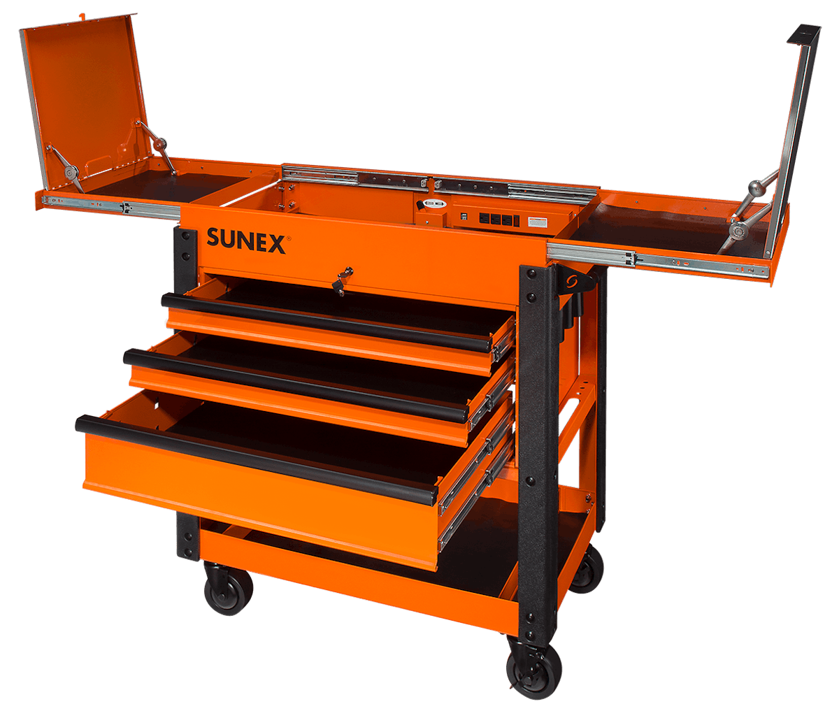 3 Drawer Slide Top Service Cart Vehicle Service Pros
