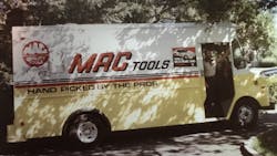 Maintaining an original. Mac Tools distributor Vincent Parente purchased his 14’ 1979 GM Workhorse brand new when he started his route in September of that same year. “I wasn’t a pioneer, but I was pretty much the fifth Mac Man to have a truck like the one you know of,” says Parente. “Before that they used to sell tools out of station wagons.” Maintaining an original. Mac Tools distributor Vincent Parente purchased his 14’ 1979 GM Workhorse brand new when he started his route in September of that same year. “I wasn’t a pioneer, but I was pretty much the fifth Mac Man to have a truck like the one you know of,” says Parente. “Before that they used to sell tools out of station wagons.”