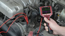 Matco Tools’ MDAUTOWAVE2 labscope is a two-channel viewer capable of up to a million samples a second. The unit also has an auto-set feature which adjusts the time and voltage scales for the user.