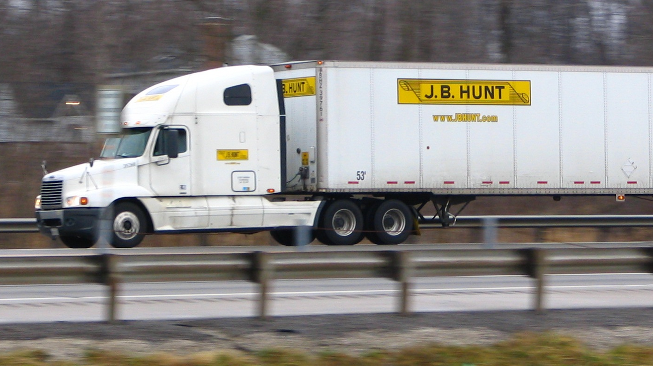 Jb Hunt On Ohio Turnpike