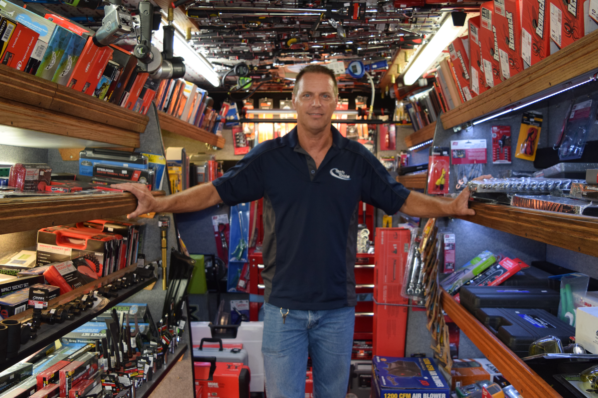 Maroney says his favorite part about being a mobile tool distributor is the interactions he has with all of his customers on a regular basis.