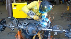 ESAB&apos;s Rebel Tough Jeep build is underway! See finished vehicle and personally experience ESAB&apos;s innovative welding and cutting products at the 2017 SEMA Show, booth 21629 of the Las Vegas Convention Center.