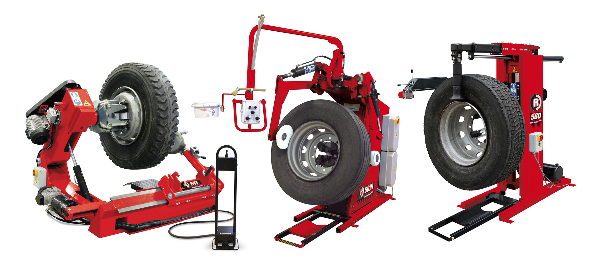 Rotary Heavy Duty Tire Changers