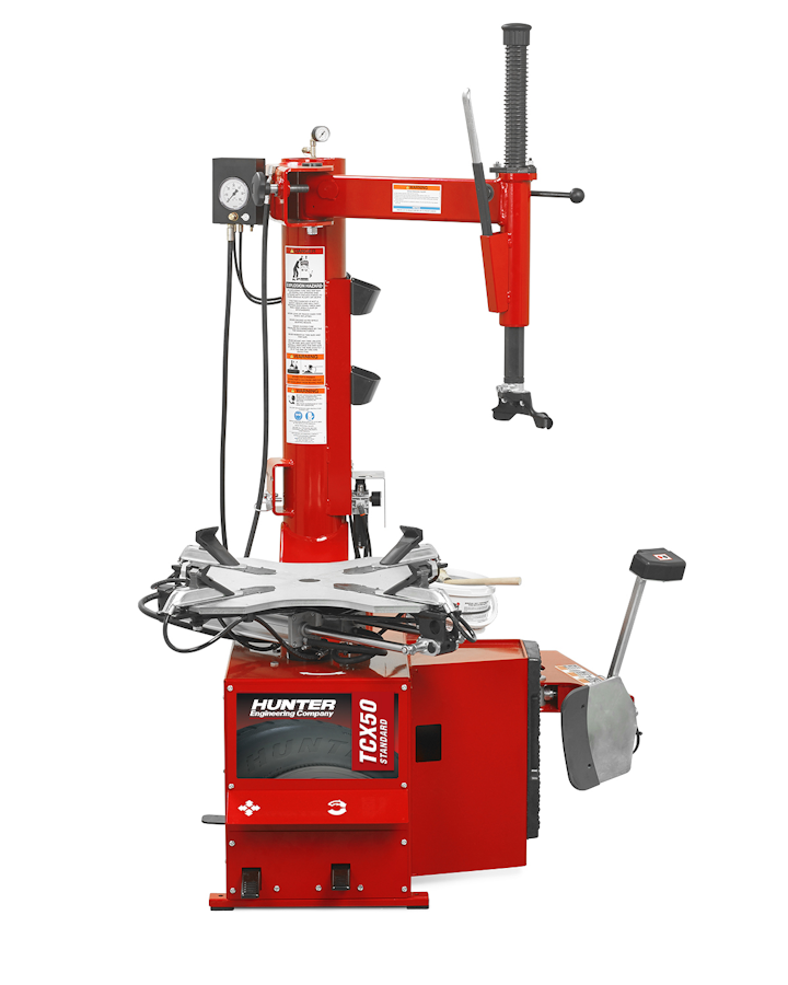Hunter releases more powerful tire changers Vehicle Service Pros