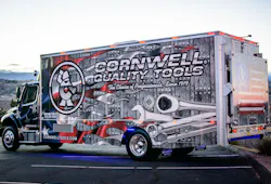 Hattell stumbled upon a custom wrap that was initially designed by Tom Prescott (a fellow Cornwell dealer) and Chris McHan. 'I knew that was the direction I wanted to go,' says Hattell.
