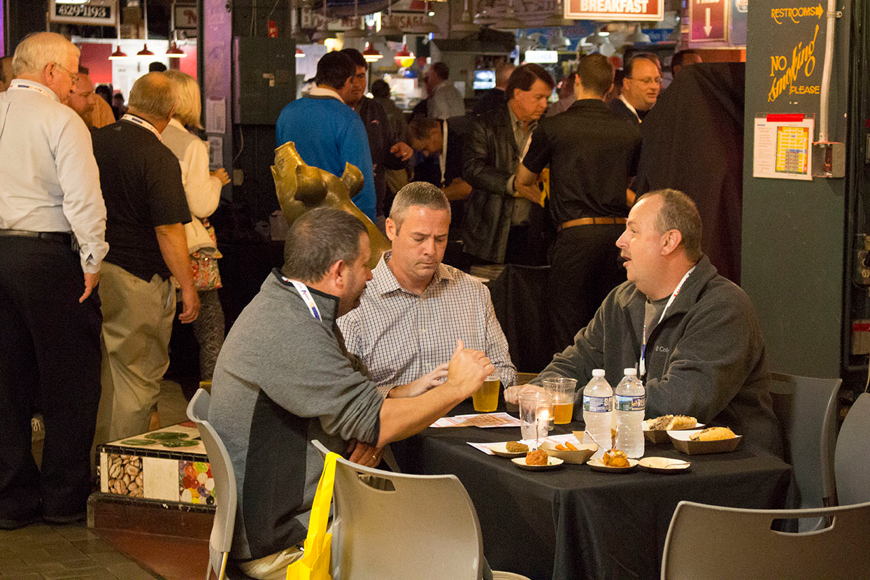 Networking starts at the show, but can continue year round.