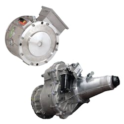 BorgWarner&rsquo;s HVH250 electric motor and eGearDrive transmission propel the initial launch of the FUSO eCanter truck, the world&rsquo;s first series-produced all-electric light-duty truck.